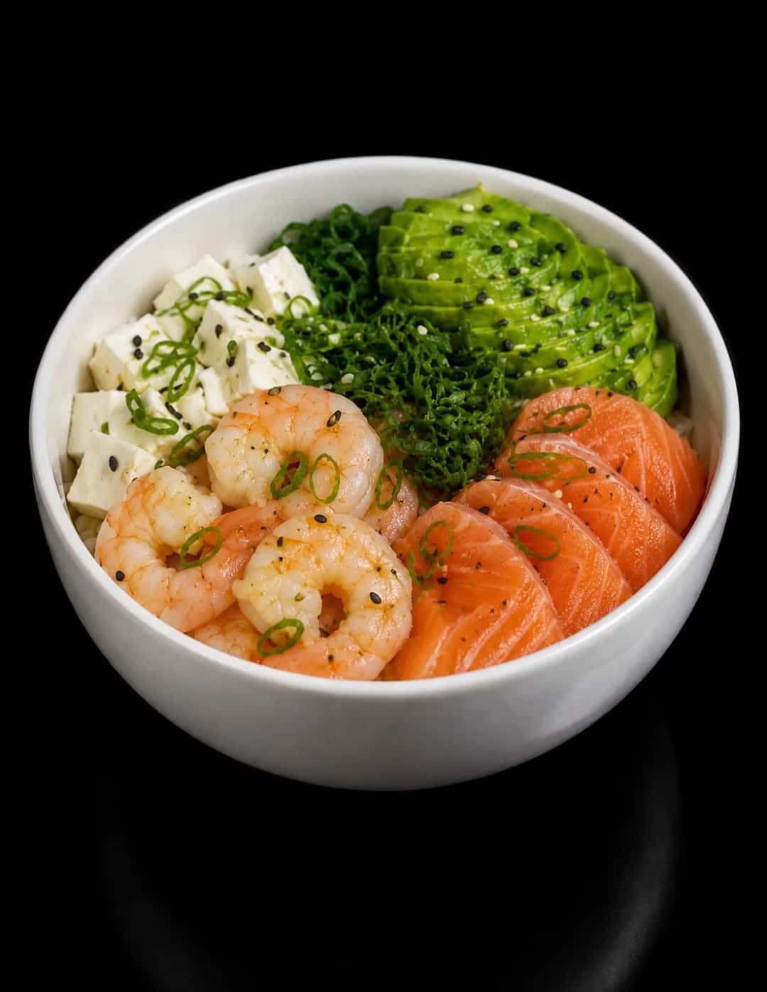 Chirashi sake ebi